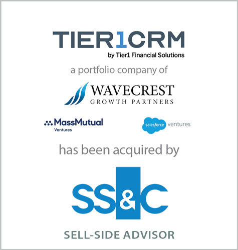 Tier1CRM Tombstone Advertisement published in the BusinessWire August 2022